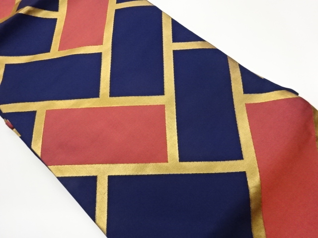 JAPANESE NAGOYA OBI / WOVEN HIGAKI PATTERN